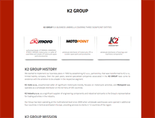 Tablet Screenshot of k2group.cz